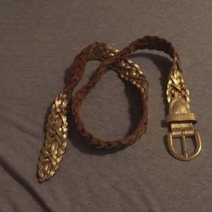 Real leather belt